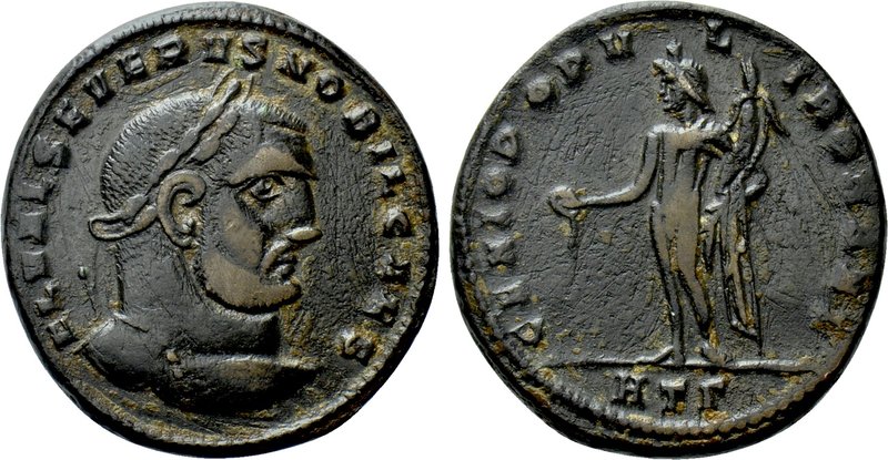 SEVERUS II (306-307). Follis. Heraclea. 

Obv: FL VAL SEVERVS NOBIL CAES. 
La...