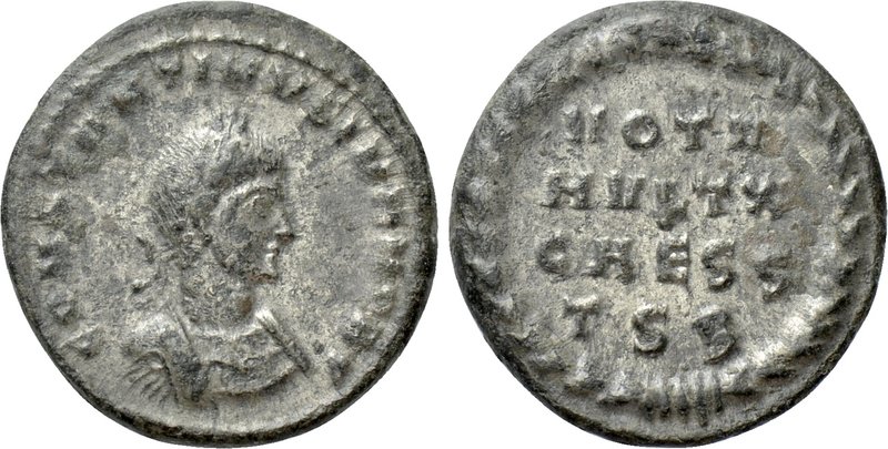CONSTANTINE II (Caesar, 316-337). Follis. Thessalonica. 

Obv: CONSTANTINVS IV...