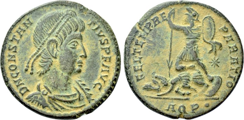 CONSTANTIUS II (337-361). Maiorina. Aquileia. 

Obv: DN CONSTANTIVS PF AVG. 
...