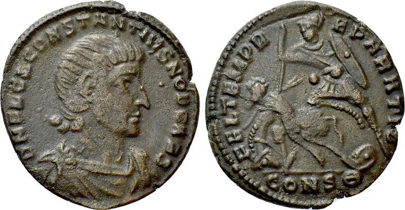 CONSTANTIUS GALLUS (Caesar, 351-354). Centenionalis. Constantinople. 

Obv: DN...
