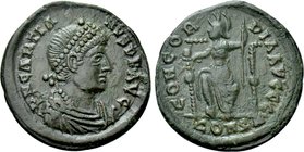 GRATIAN (367-383). Follis. Constantinople.