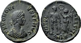 HONORIUS (393-423). Ae. Cyzicus.