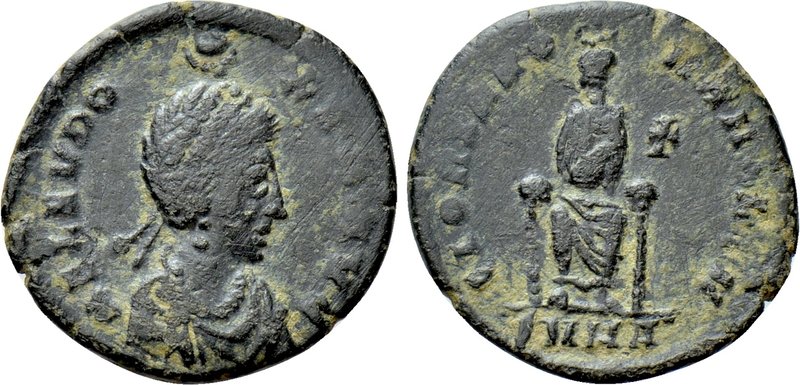 AELIA EUDOXIA (Augusta, 400-404). Ae. Nicomedia. 

Obv: AEL EVDOXIA AVG. 
Dia...