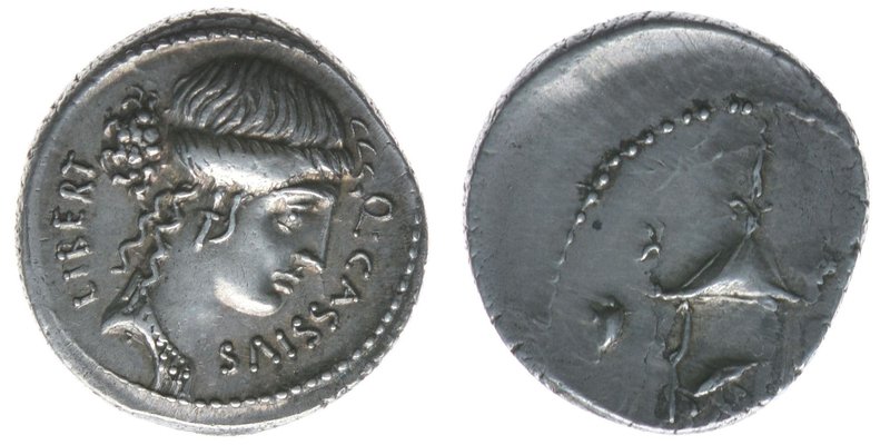 ROM Republik Q. Cassius Longinus 55 BC

Denar
Libertas /Tempel der Vesta
selten,...
