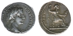 ROM Kaiserzeit Tiberius 14-37

Denar Lugdunum
TI CAESAR DIVI AVG F AVGVSTVS 7 PONTIF MAXIM
Kampmann 5.4, 3,64 Gramm, ss/vz