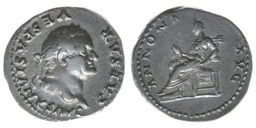 ROM Kaiserzeit
Vespasianus 69-79
Denar
VESPASIANVS AVG CAESAR / ANNONA AVG
3,44 Gramm, -vz, RIC 364