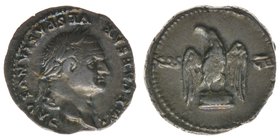 ROM Kaiserzeit Vespasianus 69-79

Denar
IMP CAESAR VESPASIANVS AVG / COS VII
RIC 847, 3,52 Gramm, vz