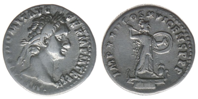 ROM Kaiserzeit Domitianus 81-96
Denar

IMP CAES DOMIT AVG GERM PM TR P XI / IMP ...
