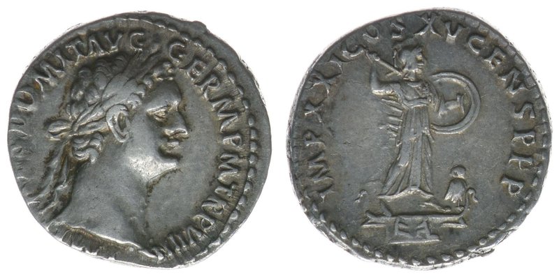 ROM Kaiserzeit
Domitianus 81-96
Denar
IMP CAES DOMIT AVG GERM P M TR P VIIII / I...