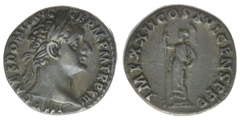 ROM  Kaiserzeit Domitianus 81-96
Denar

IMP CAES DOMIT AVG GERM PM TRP XIV / IMP...