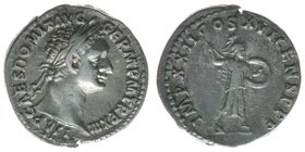 ROM Kaiserzeit  Domitianus 81-96 
Denar

IMP CAES DOMIT AVG GERM PM TR P XIII / IMP XXII COS XVI CENS PP
Kampmann 24.71, 3,30 Gramm, ss/vz
