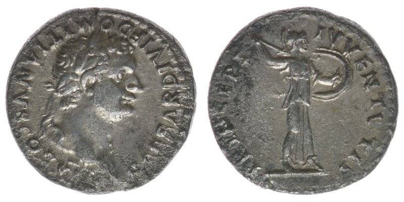 ROM Kaiserzeit Domitianus 69-81
Denar als Caesar - Silber
CAESAR DIVI F DOMITIAN...