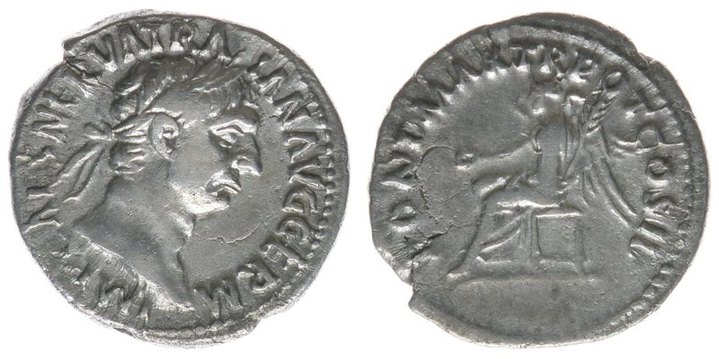 ROM Kaiserzeit Traianus 98-117

Denar
IMP CAES NERVA TRAIAN AVG GERM / PONT MAX ...
