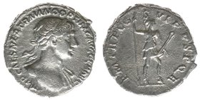 ROM Kaiserzeit
Traianus 98-117
Denar
2,86 Gramm, ss