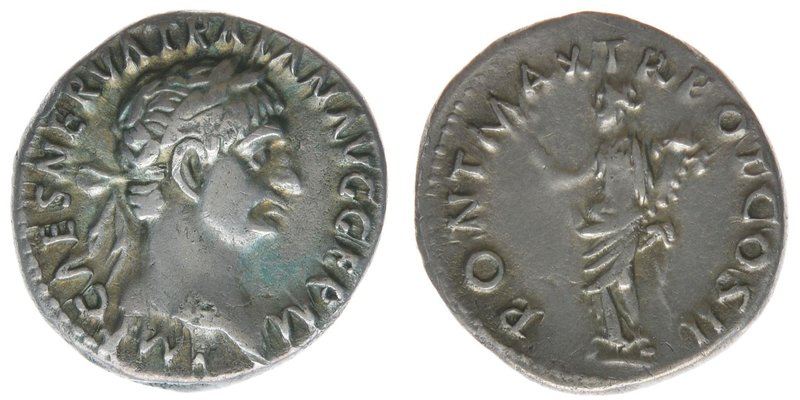ROM Kaiserzeit Traianus 98-117
Denar
IMP CAES NERVA TRAIAN AVG GERM / PONT MAX T...