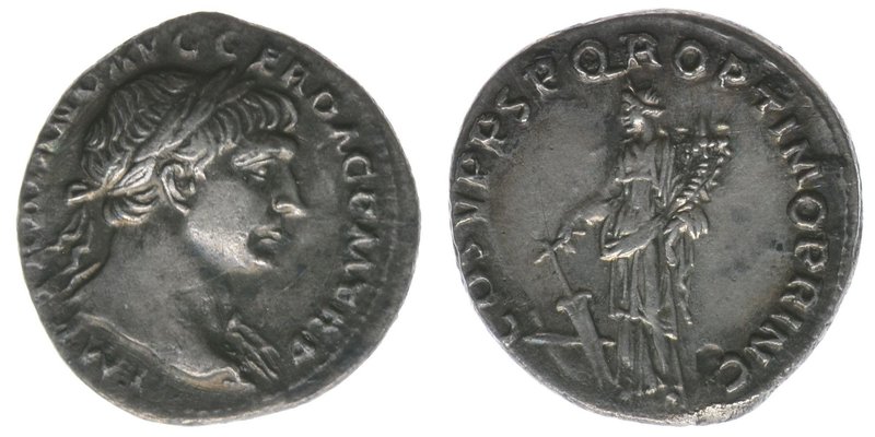 ROM Kaiserzeit
Traianus 98-117

Denar
IMP TRAIANO AVG GER DAC PM TR P / COS V P ...