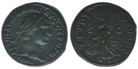 ROM Kaiserzeit Traianus 98-117
AS
IMP CAES NERVA TRAIAN AVG GERM P M / TR POT COS IIII P P
Victoria mit Schild SP/QR
RIC 434 var. selten, 11,75 Gramm,...