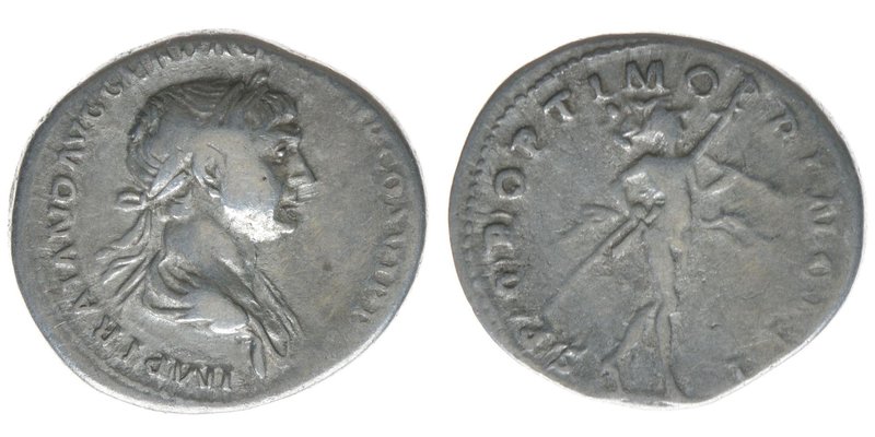 ROM Kaiserzeit Traianus 98-117

Denar

3,08 Gramm, ss
