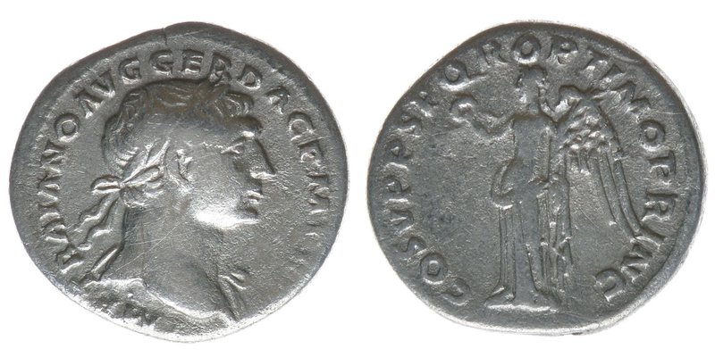 ROM Kaiserzeit
Traianus 98-117
Denar
3,10 Gramm, ss