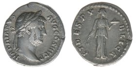 ROM Kaiserzeit Hadrianus 117-138

Denar
HADRIANVS AVG COS III P P / FIDES PVBLICA
3,15 Gramm, ss, RIC 241 A
