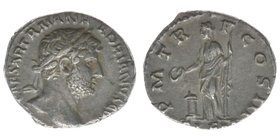 ROM Kaiserzeit Hadrianus 117-138, 
Denar

CAESAR TRAIAN HADRIANVS AVG / P M TR P COS III
3.46 Gramm, ss/vz