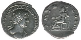 ROM Kaiserzeit
Hadrianus 117-138
Denar
2,83 Gramm, ss
