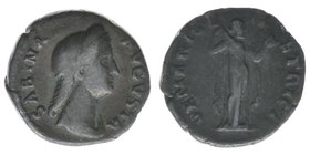ROM Kaiserzeit 
Sabina + 136 Gattin des Hadrianus
Denar
SABINA AVGVSTA / VENERI GENETRICI
2,81 Gramm, ss, sehr selten