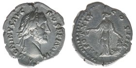 ROM Kaiserzeit Antoninus Pius 138-161
Denar

ANTONINVS AVG PIVS P P IMP II / TR POT XIX COS IIII
Annona nach links, modius
RIC 249, 2,98 Gramm, ss