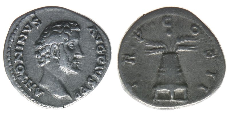ROM  Kaiserzeit Antoninus Pius 138-161
Denar

ANTONINVS AVG PIVS P P / TR P COS ...