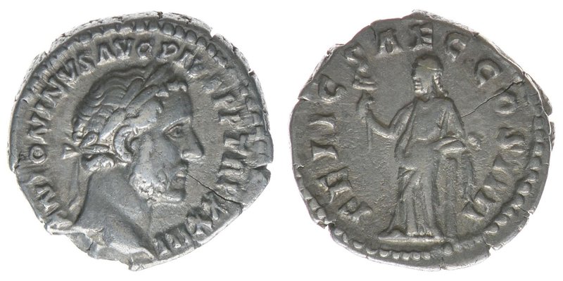 ROM Kaiserzeit Antoninus Pius 138-161
Denar
ANTONINVS AVG PIVS P P TR P XXIII / ...