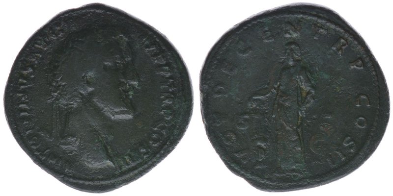 ROM Kaiserzeit Antoninus Pius 138-161
Sesterz

ANTONINVS AVG PIVS P P / VOT DECE...