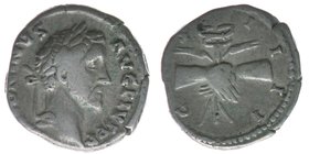 ROM Kaiserzeit
Antoninus Pius 138-161
Denar
ANTONINVS AVG PIVS P P / COS IIII
3,30 Gramm, ss