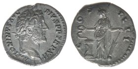 ROM Kaiserzeit
Antoninus Pius 138-161
Denar
2.65 Gramm, ss/vz