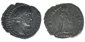 ROM Kaiserzeit Antoninus Pius 138-161
Denar
IMP CAES T AEL HADR ANTONINVS PP / TR POT XIIII COS IIII
3,24 Gramm, ss
