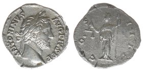 ROM Kaiserzeit
Antoninus Pius 138-161
Denar

ANTONINVS AVG PIVS P P / COS IIII
Kampmann 35.72, 3,16 Gramm, ss