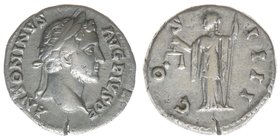ROM  Kaiserzeit Antoninus Pius 138-161
Denar

ANTONINVS AVG PIVS PP / COS IIII
Kampmann 35.72, 3,21 Gramm, ss+