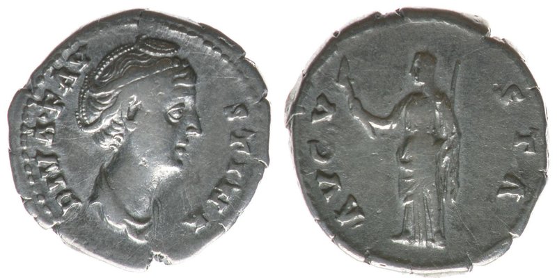 ROM Kaiserzeit
Faustina Maior +141 Gattin des Antoninus Pius
DIVA FAVSTINA / AVG...