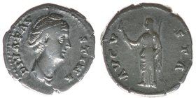 ROM Kaiserzeit
Faustina Maior +141 Gattin des Antoninus Pius
DIVA FAVSTINA / AVGVSTA
3,17 Gramm, ss