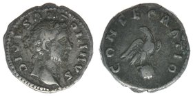 ROM Kaiserzeit Marcus Aurelius 161-180
Denar - Divus

DIVVS ANTONINVS / CONSECRATIO
3.33 Gramm, ss