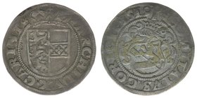 RDR Österreich Habsburg Maximilian I.
1/2 Batzen 1519 Görz
1.97 Gramm, ss/vz