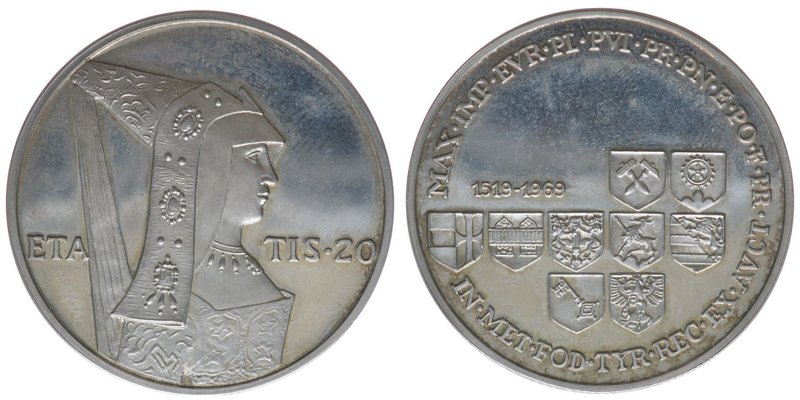 Medaillen - Österreich
Brixlegger Ausbeute

Medaille 1969 900-Silber auf Mari...