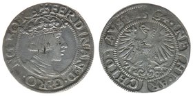 RDR Österreich Habsburg Kaiser Ferdinand I.

3 Kreuzer (Groschen) 1534
2,62 Gramm, ss/vz