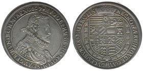 RDR Österreich/Habsburg - Hall
#Kaiser Rudolph II. 1576-1618
Taler 1607 "Alchimistentaler"
MT 173, 28,26 Gramm, ss