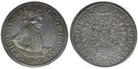RDR Österreich Habsburg - Hall
Erzherzog Leopold V. 1619-1632
Doppeltaler ohne Jahr
MT 4596, 57,54 Gramm, ss/vz