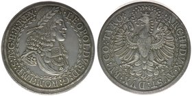 RDR Österreich/Habsburg - Hall
Kaiser Leopold I. 1657-1705
Doppeltaler ohne Jahr
MT 711, 55,85 Gramm, ss+