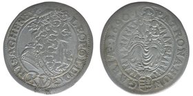 RDR Österreich/Habsburg
Kaiser Leopold I.
15 Kreuzer 1690 KB
5,53 Gramm, ss