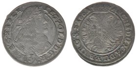 RDR Österreich Habsburg Kaiser Leopold I. 

3 Kreuzer 1661 Breslau
1,63 Gramm, ss