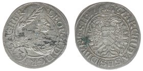 RDR Österreich Habsburg Kaiser Leopold I. 

3 Kreuzer (Groschen) 1667 SHS Breslau
1.71 Gramm, ss++