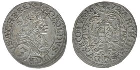 RDR Österreich Habsburg Kaiser Leopold I. 1657-1705
3 Kreuzer 1672 Wien
Herinek 1318
1,50 Gramm vz+