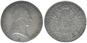 KAISERTUM ÖSTERREICH Kaiser Franz I.
Taler 1820 A
28,09 Gramm, vz/vz+